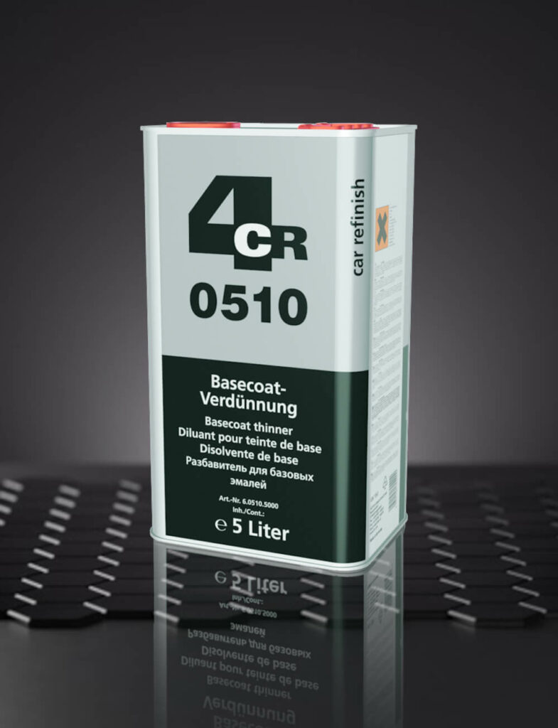 4CR Car refinishing hardeners Paint thinners and solvents